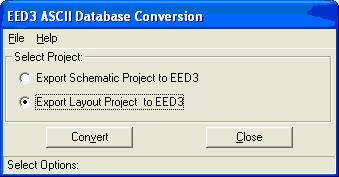 EED3 ASCII Database Conversion