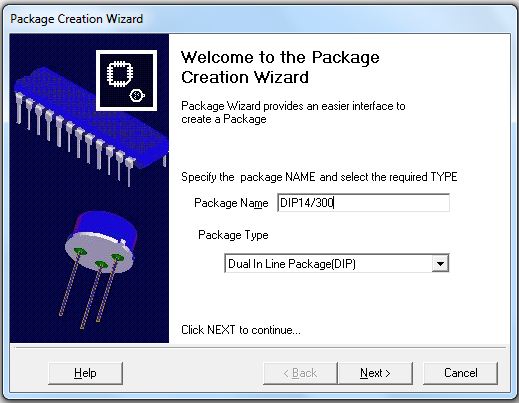 Package Creation Wizard
