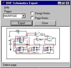 Schematic DXF Export