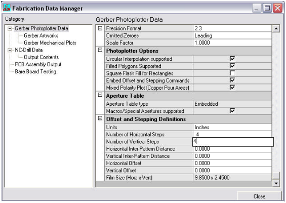 Fabrication Data Manager