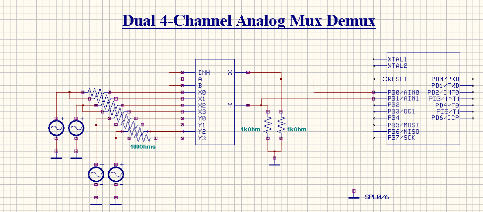 Dual 4-Channel Analog MUX and DEMUX